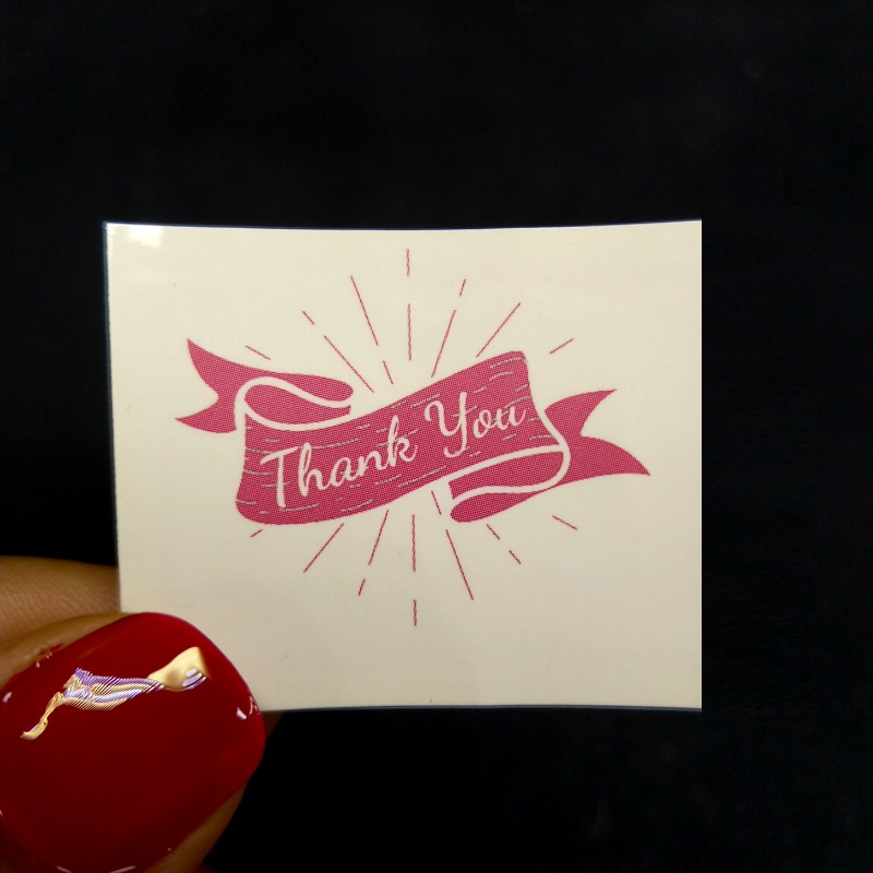 کد 39: برچسب سلفون براق سایز 4.5 * 3.5 تعداد 30 عدد