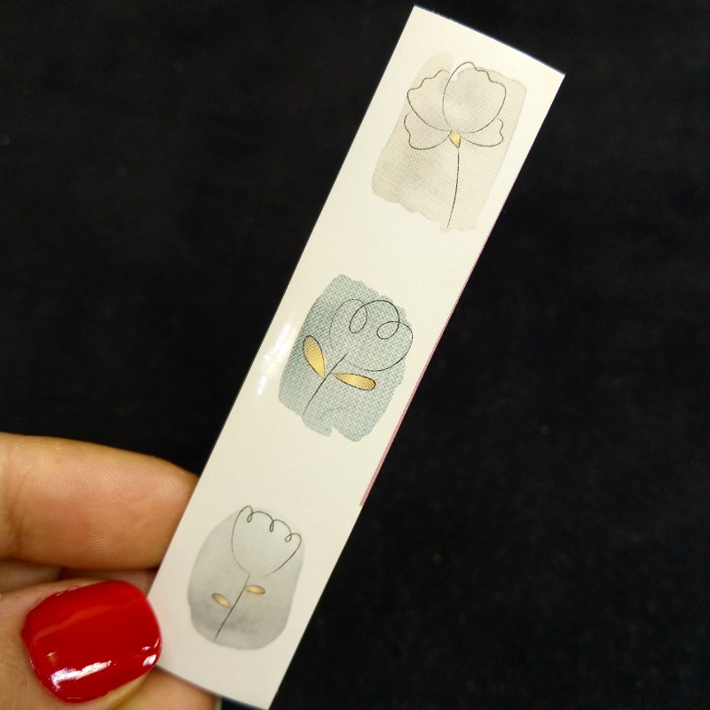 کد 41: برچسب سلفون براق سایز 9.5 * 2 تعداد 30 عدد