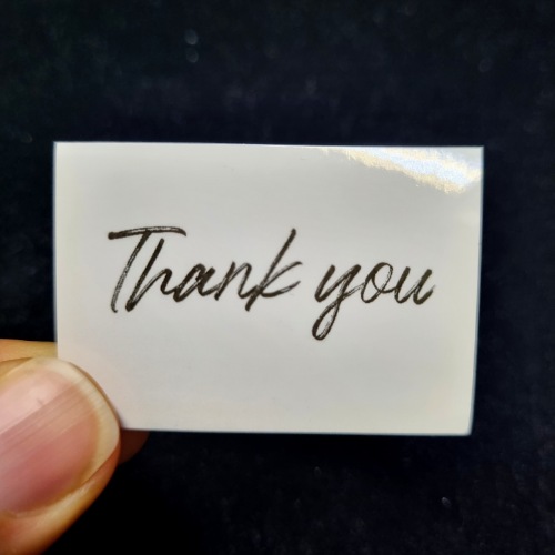 کد 60: برچسب سلفون براق سایز 4.5*3 تعداد 30 عدد