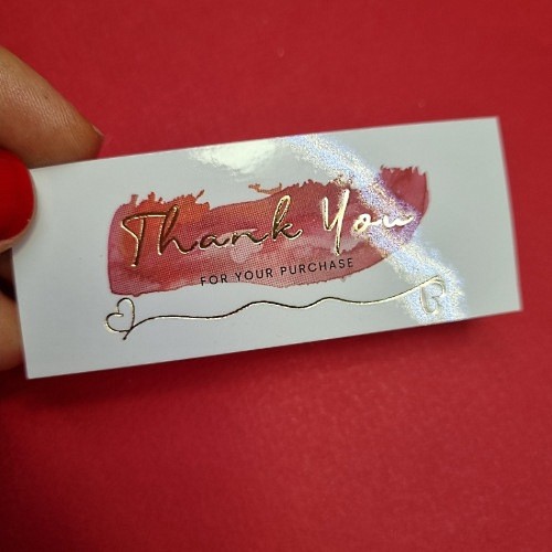 کد 70: برچسب سلفون براق  طلاکوب سایز 8*3 تعداد 20 عدد